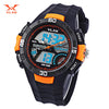 VILAM 09009 - 02 Dual Movt Digital Quartz Sports Watch Calendar Alarm Chronograph Display Wristwatch