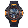 VILAM 09009 - 02 Dual Movt Digital Quartz Sports Watch Calendar Alarm Chronograph Display Wristwatch
