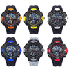 VILAM 09009 - 02 Dual Movt Digital Quartz Sports Watch Calendar Alarm Chronograph Display Wristwatch