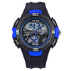 VILAM 09009 - 02 Dual Movt Digital Quartz Sports Watch Calendar Alarm Chronograph Display Wristwatch