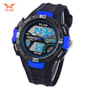 VILAM 09009 - 02 Dual Movt Digital Quartz Sports Watch Calendar Alarm Chronograph Display Wristwatch