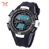 VILAM 09009 - 02 Dual Movt Digital Quartz Sports Watch Calendar Alarm Chronograph Display Wristwatch