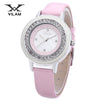 VILAM V1025L - 01H Female Quartz Watch Artificial Diamond Dial 3ATM Imported Movt Wristwatch