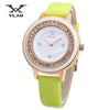 VILAM V1025L - 01H Female Quartz Watch Artificial Diamond Dial 3ATM Imported Movt Wristwatch
