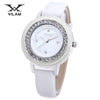 VILAM V1025L - 01H Female Quartz Watch Artificial Diamond Dial 3ATM Imported Movt Wristwatch