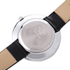VILAM V1022L - 01 Female Quartz Watch Artificial Diamond Circular Dial 3ATM Leather Band Wristwatch