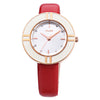 VILAM V1022L - 01 Female Quartz Watch Artificial Diamond Circular Dial 3ATM Leather Band Wristwatch