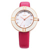 VILAM V1022L - 01 Female Quartz Watch Artificial Diamond Circular Dial 3ATM Leather Band Wristwatch