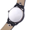 GUOTE Men Quartz Watch Innovative Scale Luminous Leather Strap Wristwatch