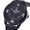 GUOTE Men Quartz Watch Innovative Scale Luminous Leather Strap Wristwatch