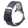 GUOTE Men Quartz Watch Innovative Scale Luminous Leather Strap Wristwatch