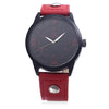 GUOTE Men Quartz Watch Innovative Scale Luminous Leather Strap Wristwatch