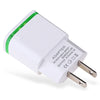 Universal 2 USB Ports Home Wall Power Supply Adapter Charger LED Light