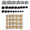 Fashion Fingernails Wrapping Small Short Manicure Patch Nail Sticker