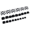 Fashion Fingernails Wrapping Small Short Manicure Patch Nail Sticker