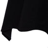 Brief Turtleneck Collar Cut Out Pure Color Asymmetrical Dress for Women