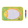 Magic Cartoon Fish Water Drawing Writing Mat Toy with Watercolor Pen for Kids