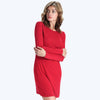 Simple Pure Color Backless Dress For Women
