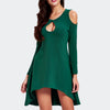 Alluring Cut Out High Low Dress For Women