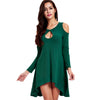 Alluring Cut Out High Low Dress For Women