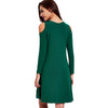 Alluring Cut Out High Low Dress For Women