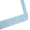 Artificial Diamante USA License Plate Frame Stainless Steel Coloful Rhinestone Durable Rust Protection