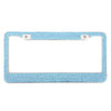 Artificial Diamante USA License Plate Frame Stainless Steel Coloful Rhinestone Durable Rust Protection