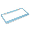 Artificial Diamante USA License Plate Frame Stainless Steel Coloful Rhinestone Durable Rust Protection