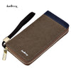 Baellerry Patchwork Canvas Portable Clutch Wallet for Men