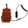 Amisir A5 Qi 3 Coil Car Wireless Charger Transmitter Pad Leather Holder Launcher with Charge Adapter