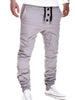 Drawstring Waistband Elastic Hem Casual Pants