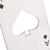 Creative Spades Ace Shape Bottle Opener Stainless Steel Poker Card Elegant Gift