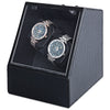 Auto Silent Watch Winder  Irregular Shape Transparent Cover Wristwatch Box with EU Plug