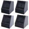 Auto Silent Watch Winder  Irregular Shape Transparent Cover Wristwatch Box with EU Plug