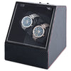 Auto Silent Watch Winder  Irregular Shape Transparent Cover Wristwatch Box with EU Plug