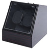 Auto Silent Watch Winder  Irregular Shape Transparent Cover Wristwatch Box with EU Plug