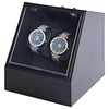 Auto Silent Watch Winder  Irregular Shape Transparent Cover Wristwatch Box with EU Plug
