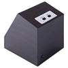 Auto Silent Watch Winder  Irregular Shape Transparent Cover Wristwatch Box with EU Plug