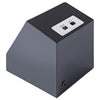 Auto Silent Watch Winder  Irregular Shape Transparent Cover Wristwatch Box with EU Plug