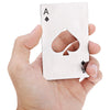 Creative Spades Ace Shape Bottle Opener Stainless Steel Poker Card Elegant Gift