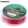 PROBEROS 100M Durable Colorful PE 4 Strands Monofilament Braided Fishing Line Angling Accessory