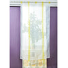 140 x 140CM European Wave Blinds Stitching Colors Voile Panel Window Curtain for Living Room Bedroom