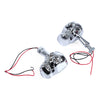 Pair of Motorcycle Motorbike Skull Shape Turn Signal Light LED Indicator Lamp