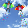 Colorful Carbon Steel Swallow Style Flying Kite Outdoor Sports Game