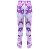 Sports Elastic Waist Tie Dyed Women's Cropped Leggings