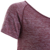Raglan Short Sleeve Sport Running Gym T-Shirt