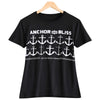 Chic Arrow and Letter Pattern Tee