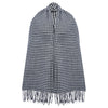 Oversize Tassel Decoration Lattice Design Ladies Warm Scarf