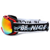 Be Nice 2084 Unisex Spherical Anti-fog Dual Lens Snowboard Skiing Goggle Eyewear