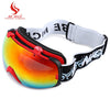 Be Nice 2084 Unisex Spherical Anti-fog Dual Lens Snowboard Skiing Goggle Eyewear